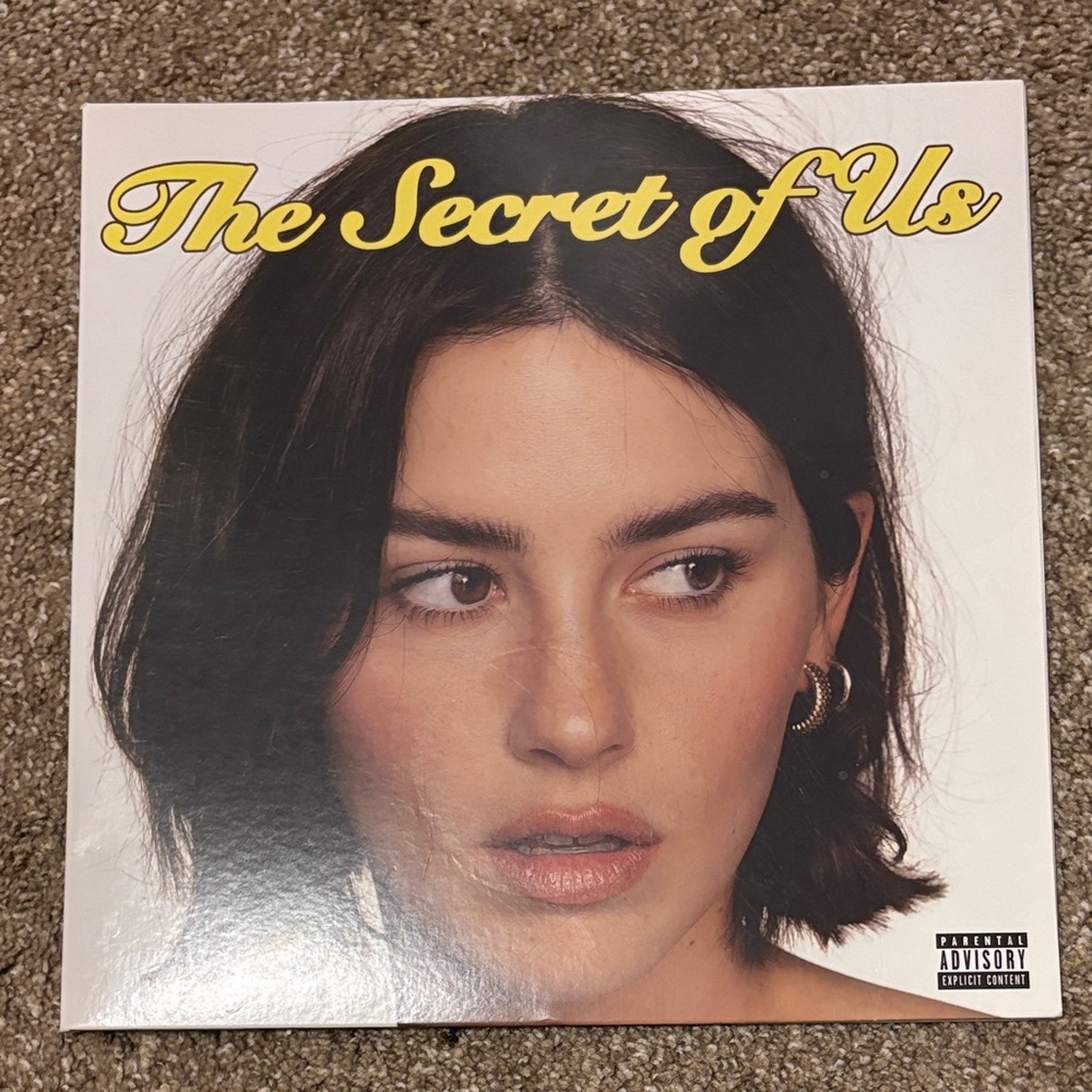 The Secret of Us Vinyl Record WITH SIGNED POSTER